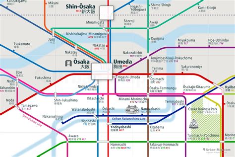 Osaka Rail Map City Train Route Map Your Offline Travel Guide
