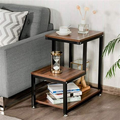 Ebtools Nightstand Stackable End Table Side Table For Small Spaces