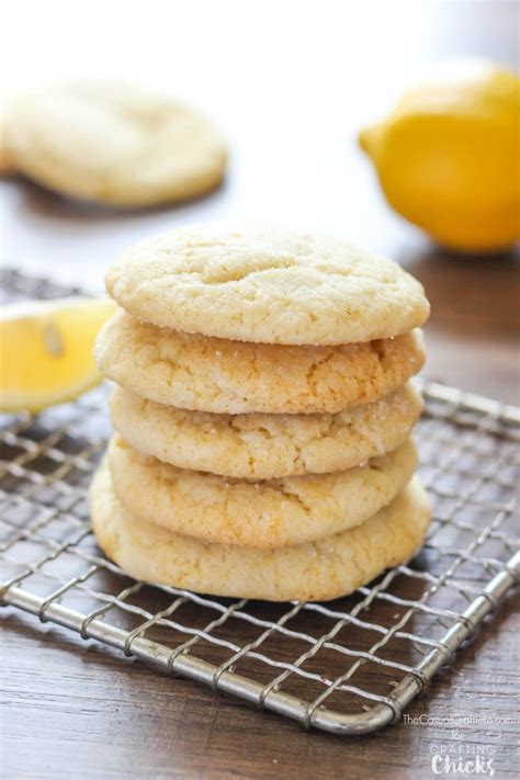 Little cookies in a child's mind, means more cookies. Soft Lemon Sugar Cookies
