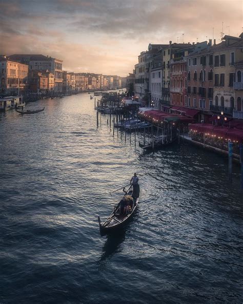 Venice Italy Sunset On The Grand Canal Picss Mine