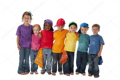 Diversidad Grupo De Diversos Niños De Diferentes Etnias Juntos — Foto