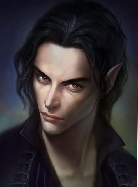 Half Elf Male Fantasy Characters Male Elf Fantasy Portraits