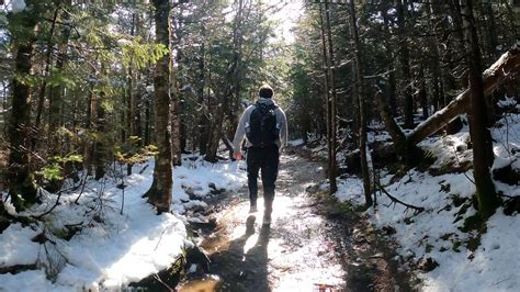 Unexpected Snow During Fall Hike At Mount Willard Youtube