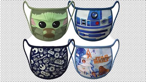 Disney Face Mask Sport Baby Yoda And Other Disney Characters With