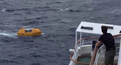 Video Watch As Disney Cruise Line Rescues Overboard Royal Caribbean