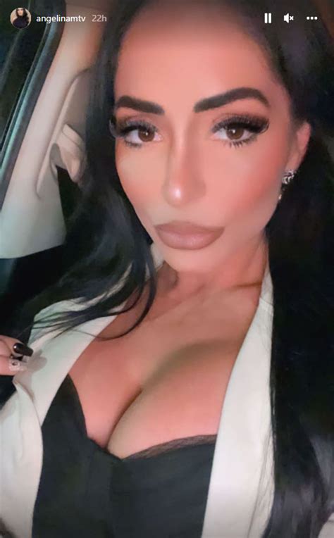 Jersey Shore’s Angelina Pivarnick Shows Off New Face For First Time On Sexy Night Out After