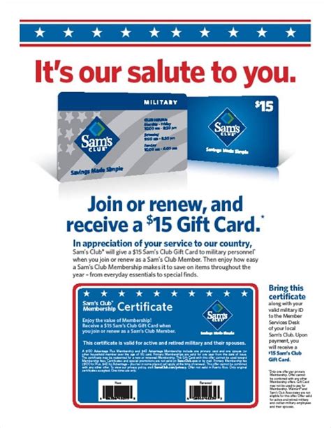 Activate my sam's club® credit card. Sam's Club Special Military Offer!