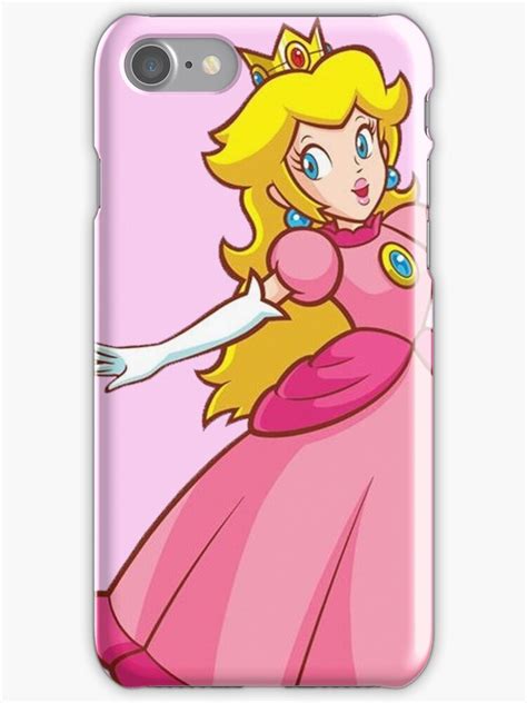 Princess Peach Iphone Cases And Skins By Star Sighs Redbubble