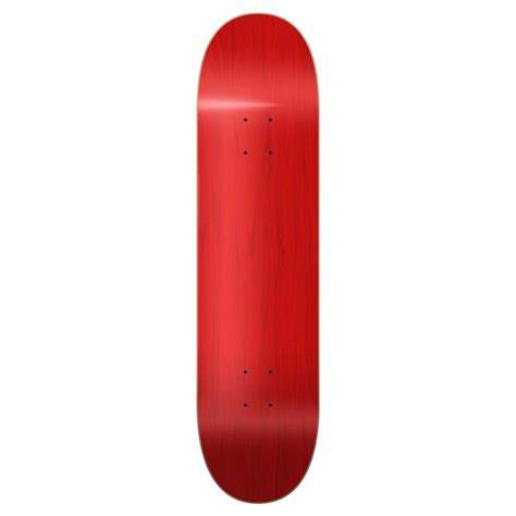 Yocaher Pro Blank Skateboard Deck Stained Red Longboards Usa