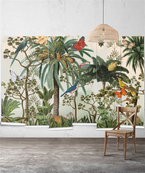 Jungle Heritage Mural Tropical Jungle Wallpaper Milton And King