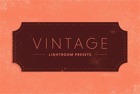 Free lightroom preset for creating a vintage look. Vintage Lightroom Presets ~ Lightroom Presets ~ Creative ...