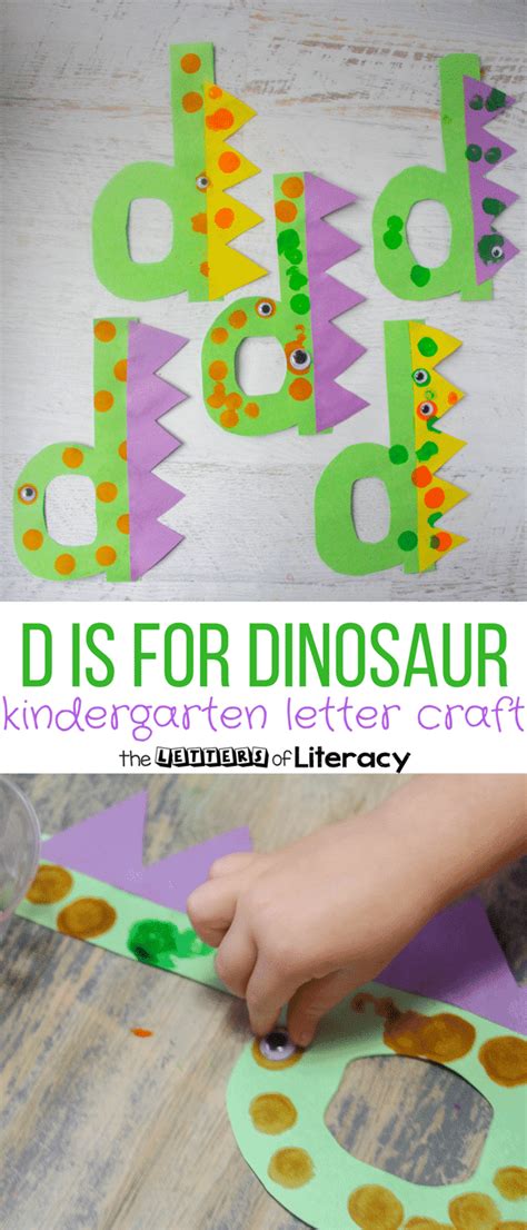 Letter D Craft D Is For Dinosaur The Kindergarten Connection