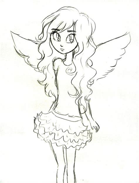 Https://techalive.net/coloring Page/angel Anime Coloring Pages Easy