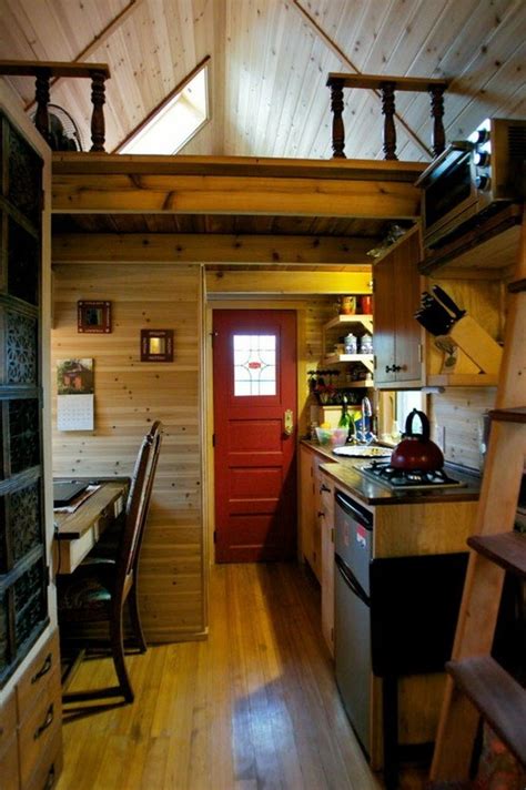 She bought a 12'x12′ shed, which included a 6′ porch, and converted that into her tiny house. 79 best images about Tiny house/shed/cottage interior ...