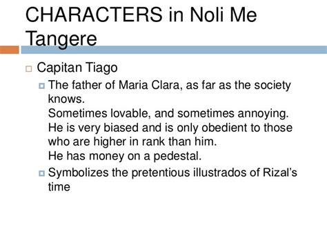 😎 Characters In Noli Me Tangere And Their Symbolism Noli And Fili