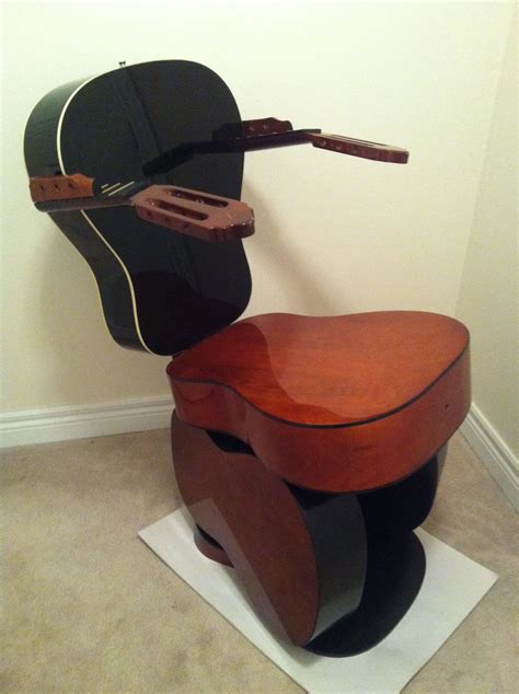 The Guitar Chair Works By Rachel Jane