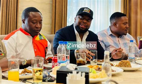 Pictures Zim Musicians Having Lunch With Mnangagwas Sons Gambakwe Media