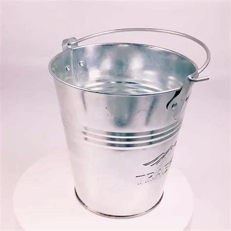 Mini Galvanized Steel Metal Plain Bucket With Handle - Buy Plain Bucket,Mini Bucket,Metal Bucket ...