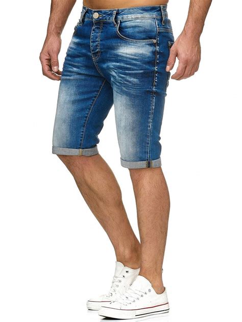 Redbridge Mens Shorts Shorts Denim Jeans Bermuda Summer Shorts Blue