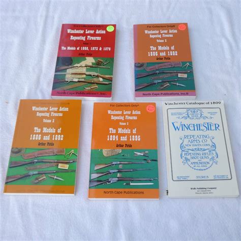 Lot 88 4 Winchester Lever Action Repeating Firearms Guide Books
