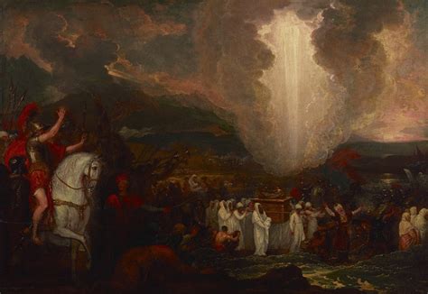 Joshua Passing The River Jordan With The Ark Of The Covenant 1800 By