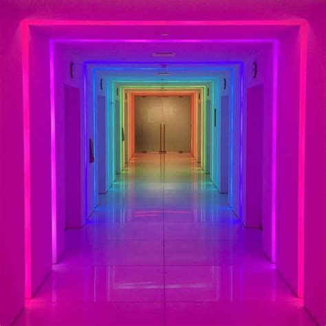 Neon Rainbow Hallway😍 | Rainbow aesthetic, Neon aesthetic ... See more ideas about room inspiration bedroom, room ideas bedroom, aesthetic bedroom.