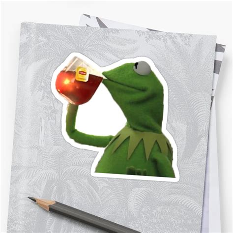 Kermit Sticker By Vampirevenom Redbubble