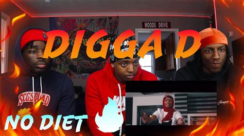 Americans React Digga D No Diet 🥤 Music Video Youtube