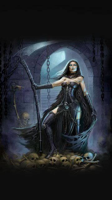 Lilith Reaper Queen Of Darkness Dark Art Tattoo Gothic Fantasy Art