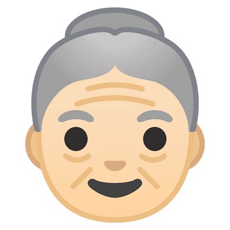 Old Woman Emoji Clipart Free Download Transparent Png Creazilla