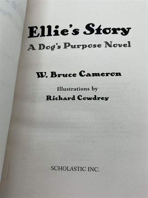A Dogs Purpose Ellies Story Novel A Puppy Tale Paperback W Bruce