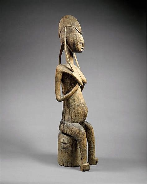 Seated Female Figure Mali Bamana Peoples 15th 20th Century Arte Tribal