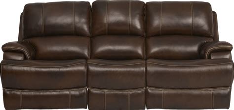Colorado River Brown 5 Pc Leather Living Room With Reclining Sofa