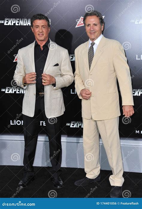 Sylvester Stallone And Frank Stallone Editorial Photo Image Of
