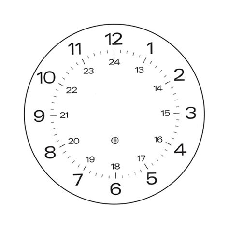 Clock Face Printable Clock Face Printable 24 Hour Clock Clock Printable