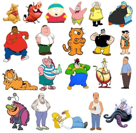 15 Fat Cartoon Characters With The Jiggliest Bellies