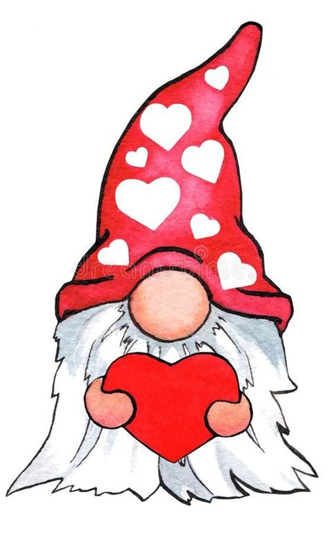 Cheerful Gnome Illustration Stock Illustration Illustration Of Cute