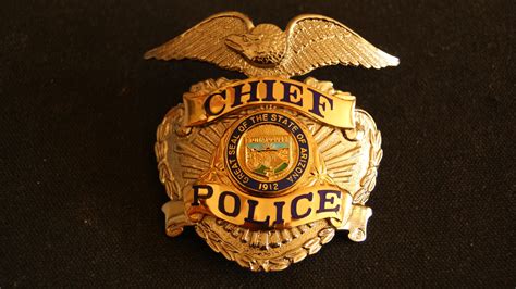 Arizona Chief Of Police Hat Badge State Of Arizona Hallmark