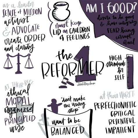 Enneagram 1 infographic by celestehillarydesign. Enneagram one