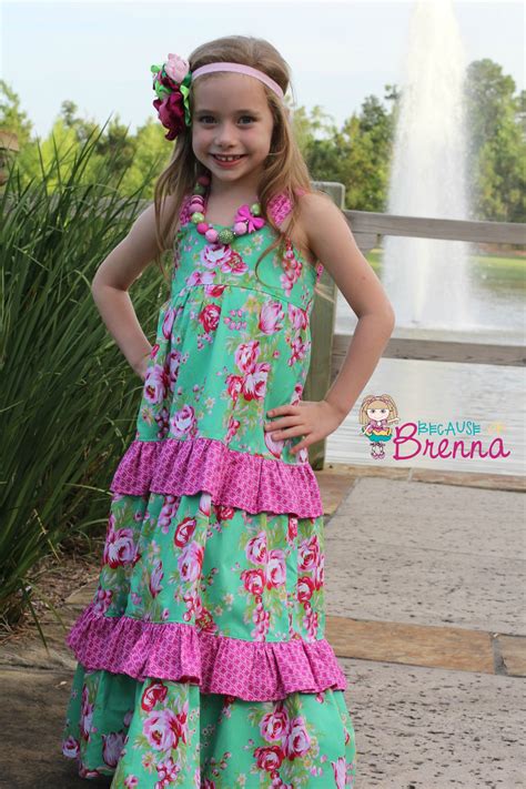 I Love This Pattern By Create Kids Couture Mindys Is The Perfect Maxi