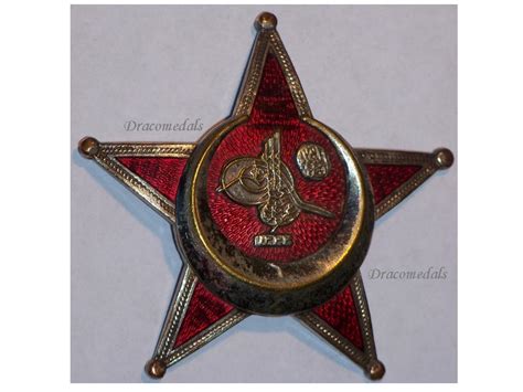 Turkey Wwi Gallipoli Star 1915 Bbandco Turkish Medal Badge Ottoman Empire
