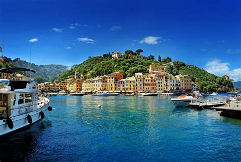 Portofino Fishing Village Famous For Its Picturesque Harbour Editorial
