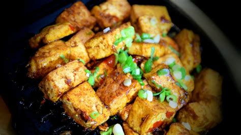 Sichuan Spicy Tofu Asian Style Cooking Recipe Youtube