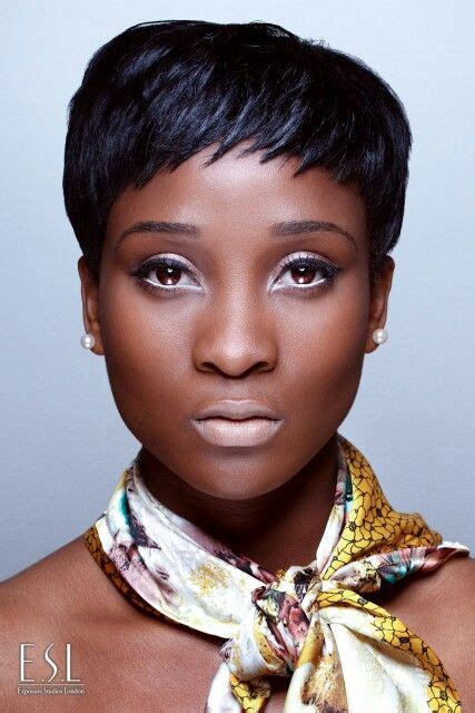 Black Female Model Headshot By Exposure Studios London Black Female