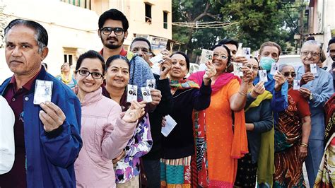 Gujarat Elections 2017 Phase 1 Polling Witnesses 68 Turnout Amid Evm