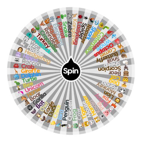 Animal Wheel Spin The Wheel App