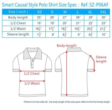 Polo T Shirt Size Chart Polo T Shirt Size Guide Mens Polo T Shirt Sizing Chart Womens Polo T