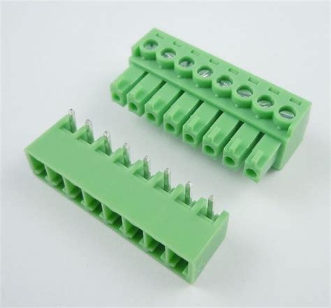Mm Pitch Pin Right Angle Pcb Mount Plug Able Terminal Block