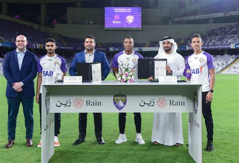Al Ain Fc Announces Rain As Official National Kit Sponsor Biz Today