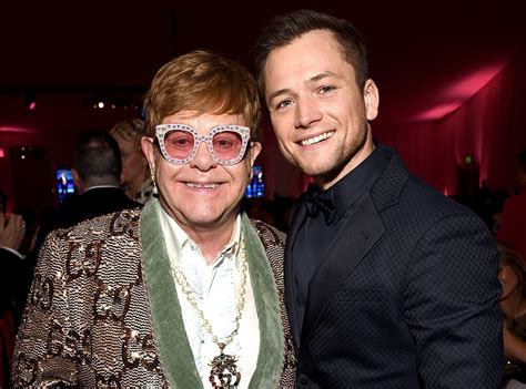 Elton John Taron Egerton From Oscars After Party Pics E News